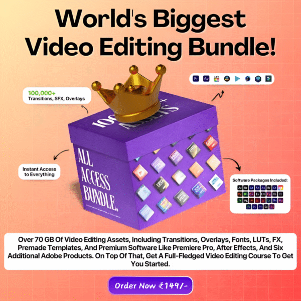 Biggest Video Editing Bundle!